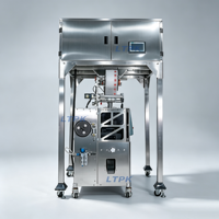 Machine d'emballage de sachets de thé triangulaires en nylon haute vitesse avec six têtes, balance électronique et scellage ultrasonique pour sachets de thé floral