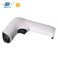 Escáner de Código de Barras 2D Inalámbrico Industrial IP65 con Base, Lector de Códigos QR USB, Resolución de 3mil, Detección Automática, en Existencia