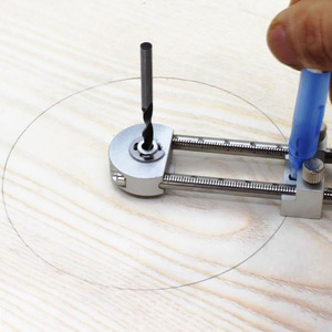 Herramienta de Precisión Ajustable para Marcar Círculos Pequeños, Calibrador de Marcado de 360 <span class=keywords><strong>Grados</strong></span> con Doble Rodamiento, Herramienta de Dibujo para Carpinteros - Product Image 3