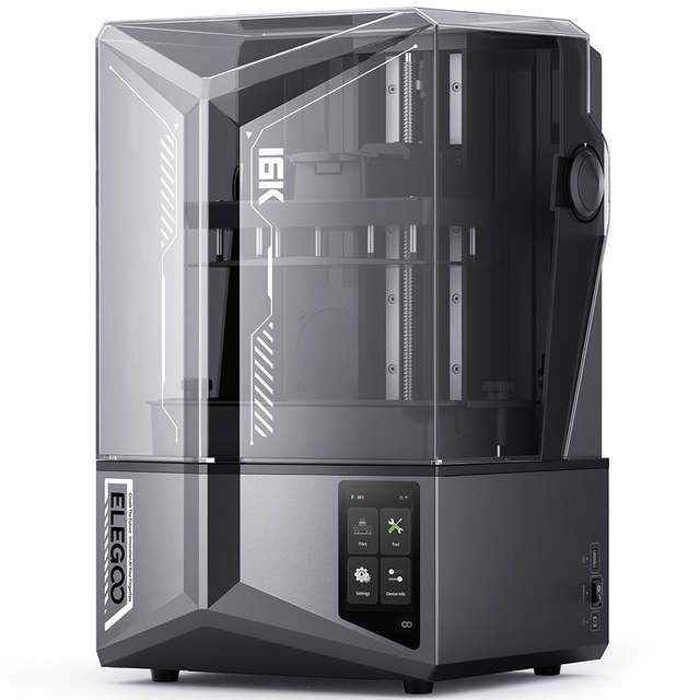 4 Ultra 16K Resin 3D Printer Supporting ABS Industrial Dental Jewelry Lab Applications SLM 10-inch LCD Auto 1 Year Elegoo Saturn