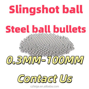 SAIGE Hunting Slingshotステンレススチールボール3mm/6mm/8mm/10mm HRC 58-62磨かれたカスタマイズ可能な無料サンプル在庫あり - Product Image 2