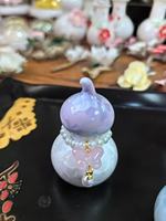 3*5.5cm Mignon Petite Théière Jouable Ornements de Thé du bout des doigts Sculpture de Thé Kung Fu Céramique Gourde Thé Pet Teaware