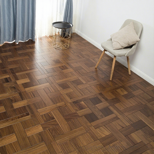 <span class=keywords><strong>Parquet</strong></span> de Mosaico de Nogal Negro, Suelo Compuesto de Estilo Americano, Nivel E0, 15 mm, para Sala de Estar y Dormitorio, Instalación <span class=keywords><strong>Flotante</strong></span>, 5 Años de Garantía - Product Image 4