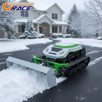 Cortacésped Robótico Multifuncional Agrícola de Alta Calidad de 900 mm con Certificación CE, 48 V, con Control Remoto y Barredora de Nieve
