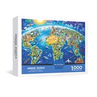 Puzzles en papier de 1000 pièces pour adultes et enfants