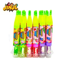 Vente en gros de jouets bonbons virals TikTok : Sucettes avec stylos pour écrire et gribouiller, aux saveurs de raisin, pomme et fraise
