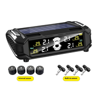 Système de surveillance de pression des pneus (TPMS) pour voiture, capteur solaire externe sans fil, plastique de haute qualité, 12V, ajustement universel, système de rechange JYS