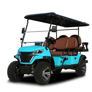 WELIFTRICH cheap mini 4 seat 6 seat folding 72V lithium battery operated electric golf carts
