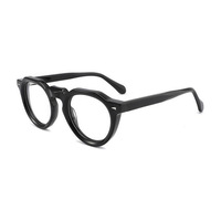 Lunettes à monture ronde pour hommes et femmes, montures de lunettes de vue 2026, montures de luxe en acétate
