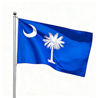 Drapeaux personnalisés imperméables en polyester 3x5 pieds de différentes États (Caroline du Sud, Maryland) avec 2 œillets