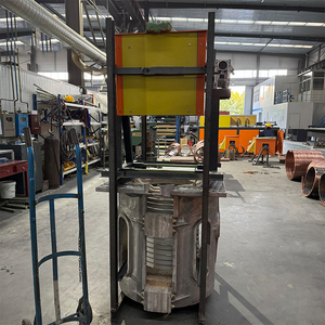 Fourneau de fusion à induction électrique en métal programmable plat supérieur 200kw 3kw 1200w 800c Système d'isolation pour 3000kg de bismuth - Product Image 4