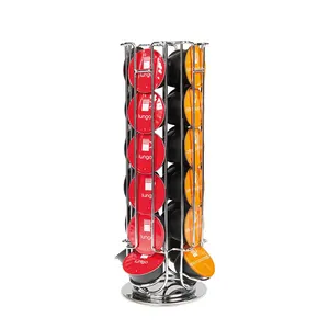 360 Rotating <strong>Coffee</strong> Capsules Dispenser <strong>Holder</strong> Rack <strong>Dolce</strong> <strong>Gusto</strong> 24pcs <strong>Pods</strong> Storage Rack - Product Image 1