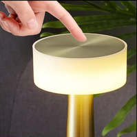 Lampe de table portable USB moderne en aluminium sans fil à commande tactile LED de haute qualité Zeal Lighting pour salon