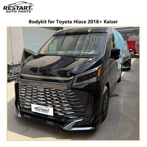 Kit de Carrocería PP Compatible con Toyota <span class=keywords><strong>Hiace</strong></span> 2018+ KDH200/211/220/TRH221 Hasta AIphard Kaiser |   Instalación Fácil |   Combinación Perfecta - Product Image 4