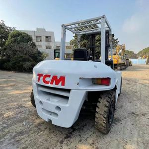 รถยก7TFD70Z8 TCM มือสองจากญี่ปุ่นทำงานได้ไม่มากเวลาทำงานเสาพาเลทสูงสำหรับงานในสวนที่มีประสิทธิภาพสูง - Product Image 6