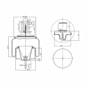 Soffietti, Sospensioni Pneumatiche Adatte per IVECO 290.1.393 Molle ad Aria - Product Image 1