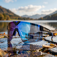 Lunettes de soleil sportives semi-cerclées TR90 personnalisées avec logo OEM, polarisées, miroir, photochromiques, pour la course à pied et le cyclisme