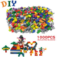 Ensemble de jouets de construction en briques 500/1000 pièces, jouets éducatifs classiques pour enfants, STEM, Juguetes, construction DIY pour enfants, blocs à petites particules