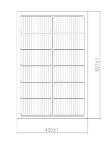 Tuiles solaires de toit personnalisées haut de gamme 50W série F, en silicium monocristallin de type N, design de tuiles solaires plates pour toit - Product Image 4