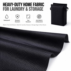 Tissu en nylon jacquard ripstop imperméable et résistant à l'abrasion 200D pour bacs de rangement, paniers à linge et canapés gonflables - Product Image 1