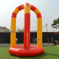 Trampoline gonflable robuste pour saut à l'élastique, idéal pour les fêtes d'anniversaire d'enfants, les parcs d'attractions, les événements scolaires et les entreprises de location