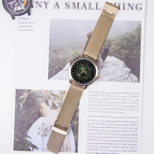 Montre-bracelet à quartz de luxe pour homme avec crâne et cœur Cadeaux souvenirs de la Saint-Valentin pour les amoureux Style de la mort - Product Image 5