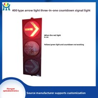 Feu de signalisation routière LED Dingshun 200/300/400mm haute luminosité, alimenté par le réseau électrique, en matériau PC, étanche, de qualité ingénierie