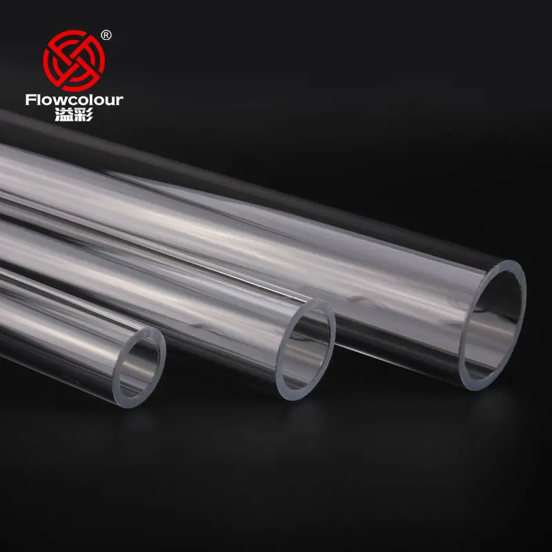 Acrilico trasparente Tubo di Tubo di Lucite Plexiglass Acrilico tubi 20-32 millimetri 50 centimetri di Lunghezza Dura di Plastica Tubo di Plastica Acrilico acquario