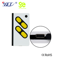 Transmisor de Control Remoto de Alta Seguridad Serie YET2242 SE con Código Keeloq, Control Remoto Recargable