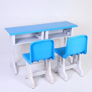 Conjunto de Mesa y Silla de Plástico para Estudiantes, Mesa y Silla de Aprendizaje para Escuela, Centro de Capacitación Postescolar - Product Image 4