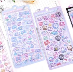 Trẻ em của phim hoạt hình <span class=keywords><strong>3D</strong></span> dán dễ thương động vật <span class=keywords><strong>3D</strong></span> Acrylic dán với dán nổi phù hợp cho trẻ em gái - Product Image 2