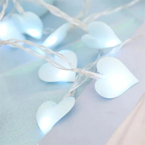 La ghirlanda di fata a Led a batteria di vendita calda ama la <span class=keywords><strong>luce</strong></span> della stringa dell'interno a forma di cuore per il matrimonio della camera da letto della ragazza di natale - Product Image 4