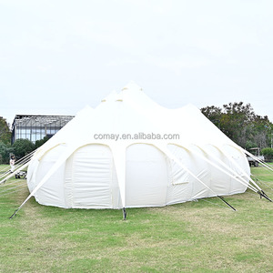 Tenda da Campeggio Familiare 9.5*8.9*4.4m per 4 <span class=keywords><strong>Stagioni</strong></span>, Impermeabile, Glamping, Outdoor, in Oxford 900D, Tenda Castello per Feste - Product Image 2