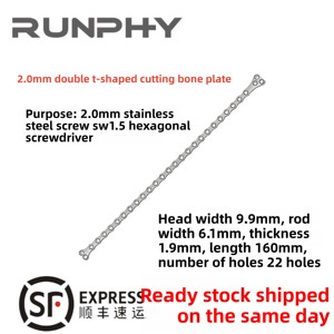 RUNPHY - Cortador <span class=keywords><strong>de</strong></span> Acero Inoxidable Ecológico para <span class=keywords><strong>Perros</strong></span>, Veterinario, <span class=keywords><strong>Ortopedia</strong></span>, Cirugía <span class=keywords><strong>de</strong></span> Mascotas, Doble Forma <span class=keywords><strong>de</strong></span> T, 1.5/2.0/2.4/2.7 mm - Product Image 3