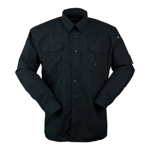 Uniforme Táctico <span class=keywords><strong>de</strong></span> Guardia <span class=keywords><strong>de</strong></span> <span class=keywords><strong>Seguridad</strong></span> Estadounidense, Chaqueta, Camisa y Pantalón Personalizados, Azul Oscuro/Negro, Poliéster/Algodón, <span class=keywords><strong>para</strong></span> Uso en Exteriores/Entrenamiento - Product Image 2