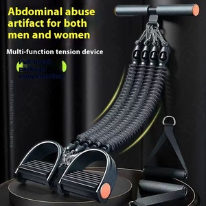 Set di Corde Elastiche Multifunzione <span class=keywords><strong>con</strong></span> Pedale di Resistenza Regolabile 50-100 libbre, per <span class=keywords><strong>Esercizi</strong></span> Addominali a Casa - Product Image 3