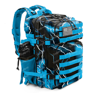 Trailpop Climbing Hiking Hunting Trekking Camping <strong>Camo</strong> Bag Waterproof Nylon <strong>Rucksack</strong> 45L Gym Molle Tactical Backpacks for Men - Product Image 2