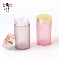 Haute qualité 100cc 150cc 300cc givré Transparent vide PET supplément en plastique gommeux médecine pilule emballage bouteille