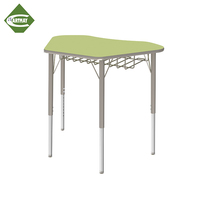 Ensemble de bureaux d'école pliables au design moderne, tables et chaises de formation en gros pour universités et écoles