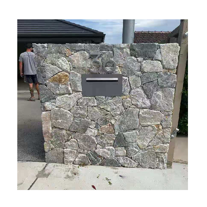 Декоративный натуральный известняк, Серый Известняк для внутренней наружной стены