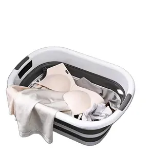 26l/40l Opslagcontainers Opvouwbare Wasmand Organizer Voor Kleding Opvouwbare Container Kantoor Grote Capaciteit Mand