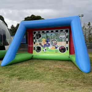 Party rental penalty shootout soccer shoot out game inflatable football goal