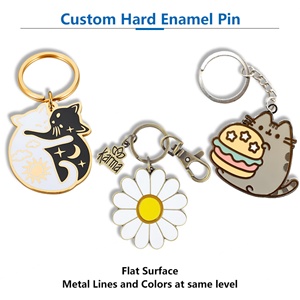 Llavero Giratorio de Metal Personalizado de 360 Grados, Llavero de Esmalte Duro y Suave con Dibujos Animados, Recuerdo Promocional para Empresas, Regalo - Product Image 4