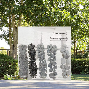 Đá tự nhiên vật liệu xây dựng màu đen hạt đậu sỏi & sỏi thân thiện với môi bền cho cảnh quan với thiết kế hiện đại - Product Image 1