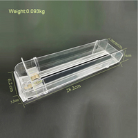 Supports d'affichage automatiques transparents de haute qualité pour cigarettes, en acrylique, pour supermarchés, en plastique PS