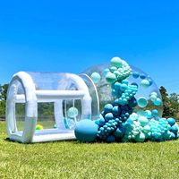 Tente gonflable d'extérieur pour enfants, ballons de fête, maison de jeu, tente à bulles transparente en PVC, maison à bulles gonflable