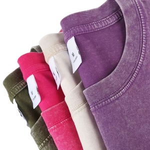T-shirt Homme Vintage Oversize Personnalisé en Coton Lourd 100% Lavé au Sable, Impression Graphique DTG de Haute Qualité, T-shirts Décontractés pour Hommes - Product Image 3