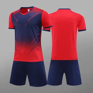 2024 2025 Op Maat Gemaakte Europese Beker Duiter Voetbalshirts Volwassen Heren Voetbal Uniform Sets Rood