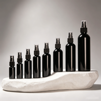 Vente en gros de flacons pulvérisateurs en PET cylindriques avec surface givrée, pompe à lotion, vaporisateur fin, rechargeables, pour cosmétiques et parfums, HY 10/30/50/60/100 ml
