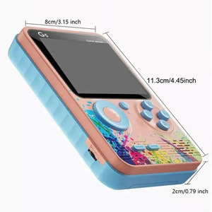 G5 xách tay 3.0-inch màn hình lớn Túi Trò chơi giao diện điều khiển được xây dựng trong 500 cổ điển độ nét cao Mini Retro TV Video cầm tay trò chơi - Product Image 5
